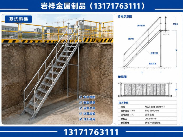 安平县基坑斜梯展示图